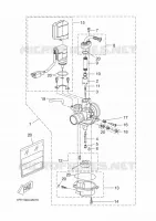 CARBURETOR for Yamaha AEROX 2015