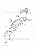 FRONT FENDER for Yamaha AEROX 2015