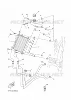 RADIATOR / HOSES for Yamaha AEROX 2015