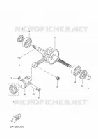 CRANKSHAFT / PISTON for Yamaha OVETTO 2015