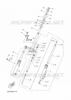 FRONT FORK for Yamaha OVETTO 2015