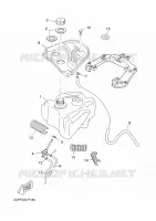 FUEL TANK for Yamaha OVETTO 2015