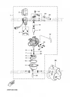 CARBURETOR for Yamaha BOOSTER 2015