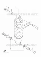 REAR SHOCK ABSORBER for Yamaha XJ6 ABS 2015