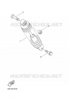 REAR SHOCK ABSORBER for Yamaha BWS 2015