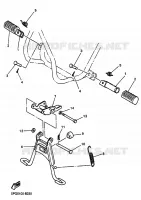 STAND / FOOTREST for Yamaha PW 2010