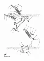 SWINGARM / SHOCK ABSORBER for Yamaha PW 2010