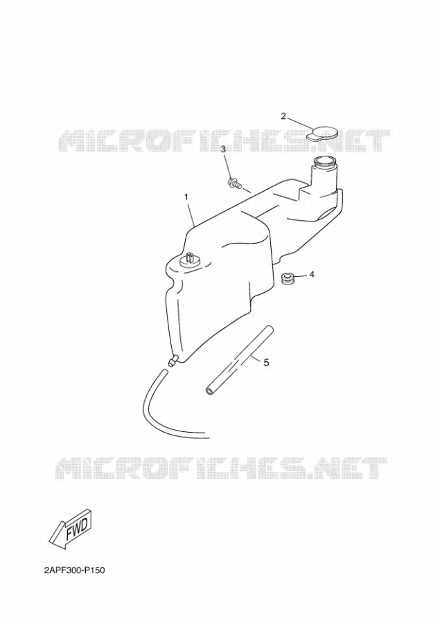 OIL TANK Yamaha SCOOTER 50 2016 OVETTO  YN50