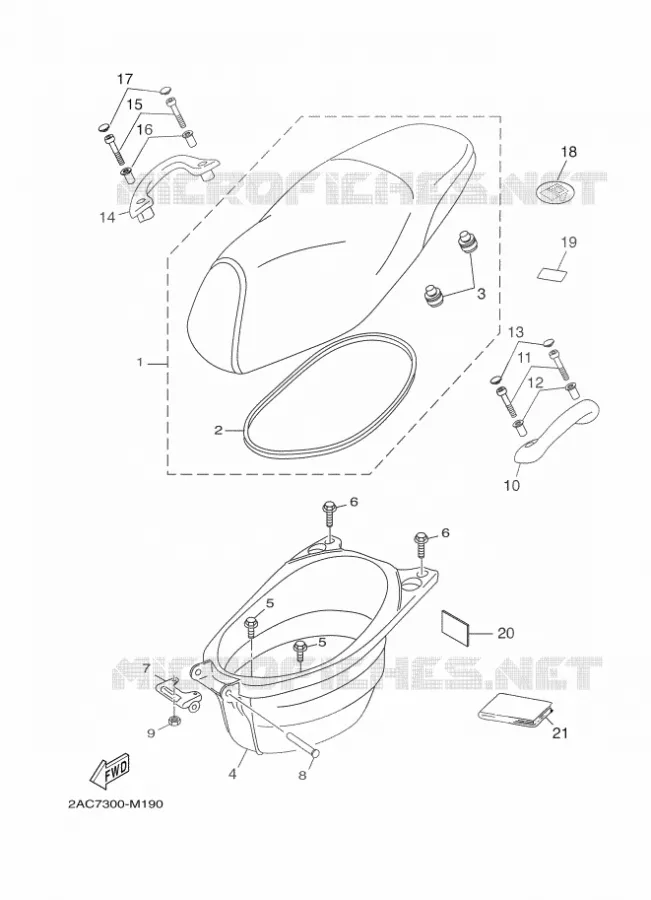 SEAT Yamaha SCOOTER 50 2013 OVETTO 4T  YN50F