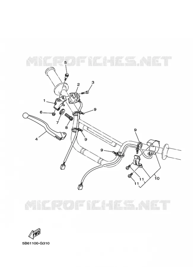 SWITCH / LEVER Yamaha MOTO 110 2015 TTR-E  TT-R110E