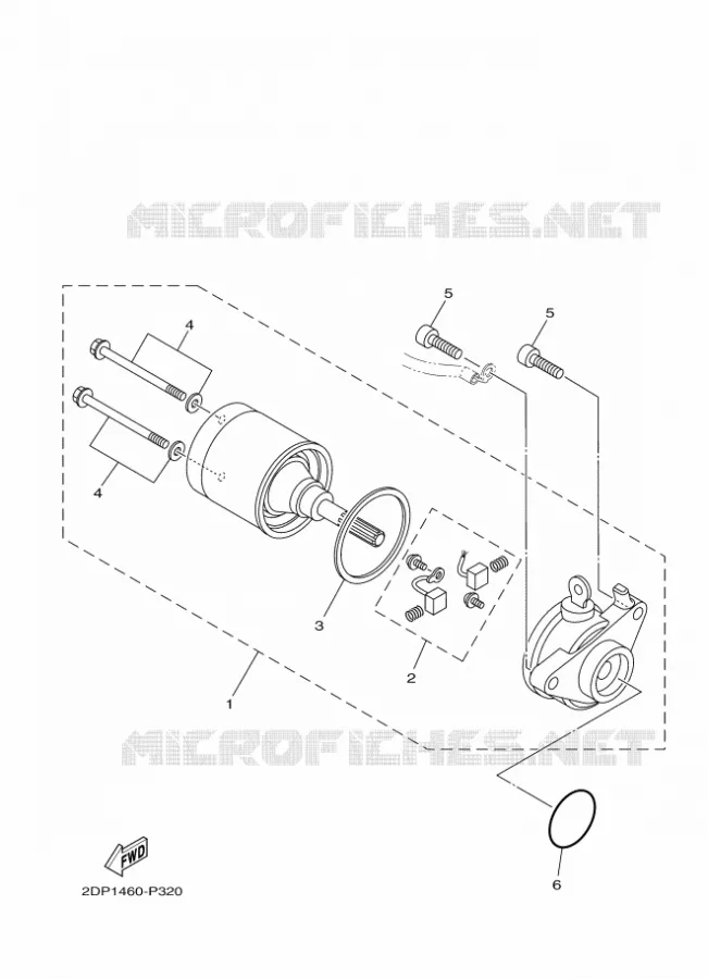 STARTER MOTOR Yamaha SCOOTER 125 2015 NMAX  GPD125-A