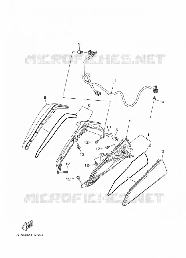 INDICATOR Yamaha SCOOTER 125 2015 TRICITY ABS  MW125ATRICITY