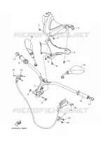 HANDLEBAR & CABLES for Yamaha TRYPTIK 2014
