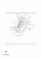 REAR WHEEL for Yamaha XMAX 2010