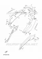 SIDE COVER for Yamaha XMAX 2010