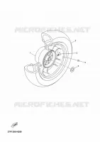 REAR WHEEL for Yamaha XMAX 2010