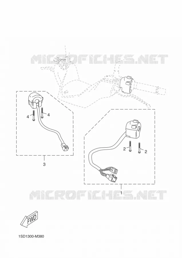 SWITCH / LEVER Yamaha SCOOTER 250 2016 XMAX  YP250R