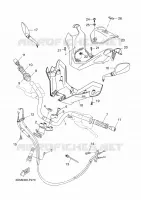 HANDLEBAR & CABLES for Yamaha XMAX 2016
