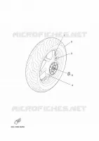 REAR WHEEL for Yamaha XMAX 2016