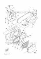 COVER   ENGINE 1 for Yamaha EVOLIS 2015