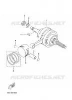 CRANKSHAFT / PISTON for Yamaha EVOLIS 2015