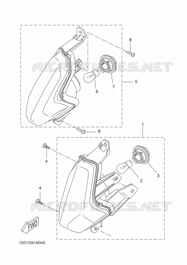 INDICATOR Yamaha SCOOTER 400 2016 EVOLIS  YP400RA