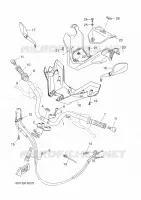 HANDLEBAR & CABLES for Yamaha XMAX ABS 2015