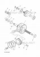 CRANKSHAFT / PISTON for Yamaha XMAX ABS 2015