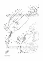 EXHAUST for Yamaha XMAX ABS 2015