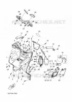 LEG SHIELD for Yamaha XMAX ABS 2015
