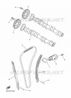 CAMSHAFT / TIMING CHAIN for Yamaha XJ6 2014