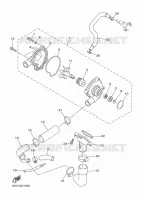 WATERPUMP / HOSES for Yamaha XJ6 2014