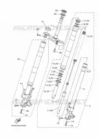 FRONT FORK for Yamaha TMAX ABS 2015