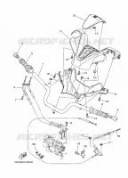 HANDLEBAR & CABLES for Yamaha TMAX ABS 2015