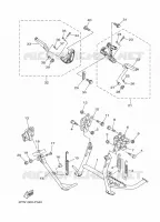 STAND / FOOTREST for Yamaha TMAX ABS 2015