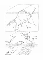 SEAT for Yamaha MT09 2015