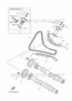 CAMSHAFT / TIMING CHAIN for Yamaha MT09 ABS 2014