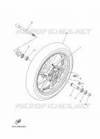 FRONT WHEEL for Yamaha MT09 ABS 2014