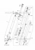 FRONT FORK for Yamaha MT09 ABS 2014
