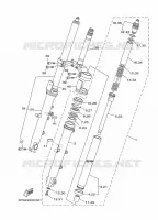 FRONT FORK for Yamaha TDM 2010