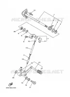 GEAR SHIFT SHAFT / LEVER for Yamaha TDM 2010