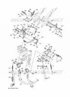 STAND / FOOTREST for Yamaha MT09 TRACER 2015