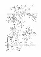 STAND / FOOTREST for Yamaha MT09 TRACER 2015