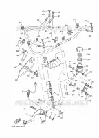 REAR BRAKE MASTER CYLINDER for Yamaha XTZ SUPER TENERE 2015