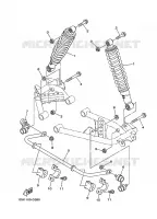 REAR SHOCK ABSORBER for Yamaha GRIZZLY 2016
