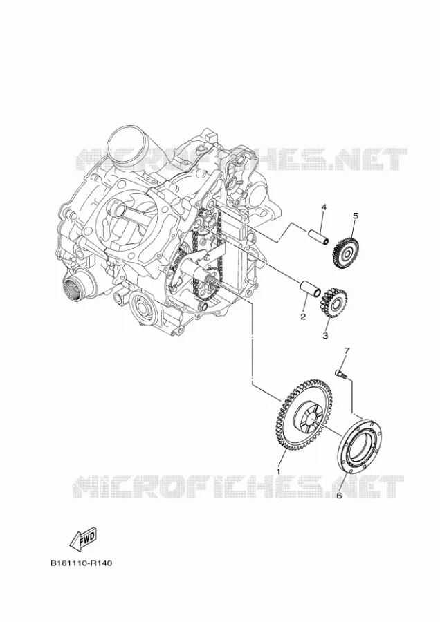 STARTER CLUTCH Yamaha QUAD 700 2016 KODIAK  YFM700FWBDYFM70KPXGKODIAK 700 EPS