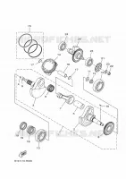 CRANKSHAFT / PISTON for Yamaha KODIAK 2016