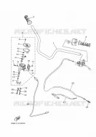 HANDLEBAR & CABLES for Yamaha KODIAK 2016