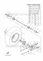 REAR WHEEL 2 for Yamaha KODIAK 2016