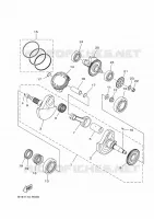 CRANKSHAFT / PISTON for Yamaha GRIZZLY 2016